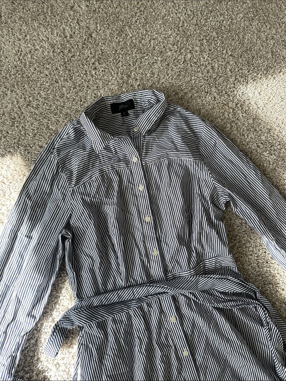 Striped cotton dress - Picture 2 of 2